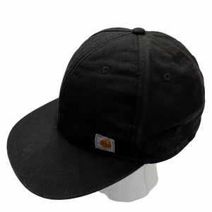 Carhartt Black Structured Straight Brim Men O/S Trucker Cap